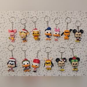 Collection of Disney Funko Pop Keychains